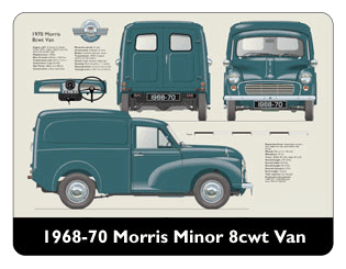 Morris Minor 8cwt Van 1968-70 Mouse Mat